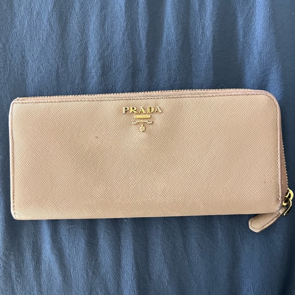 Prada wallet continental zip organizer clutch - Picture 1 of 8